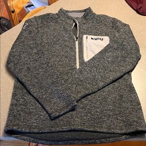 KUIU Base Camp Gray Sweater Fleece